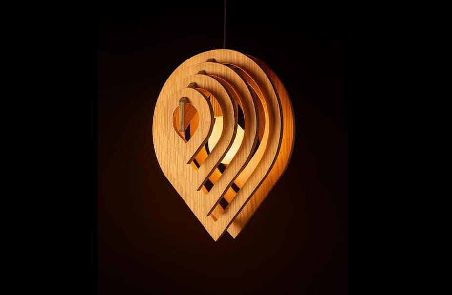 Lámpara Perla de Agua - Diseño orgánico inspirado en gotas